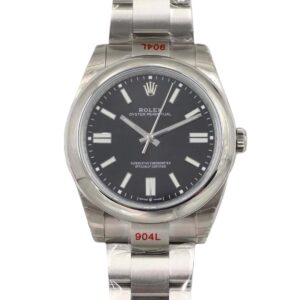 Oyster Perpetual 41mm Bright Black Dial 114300