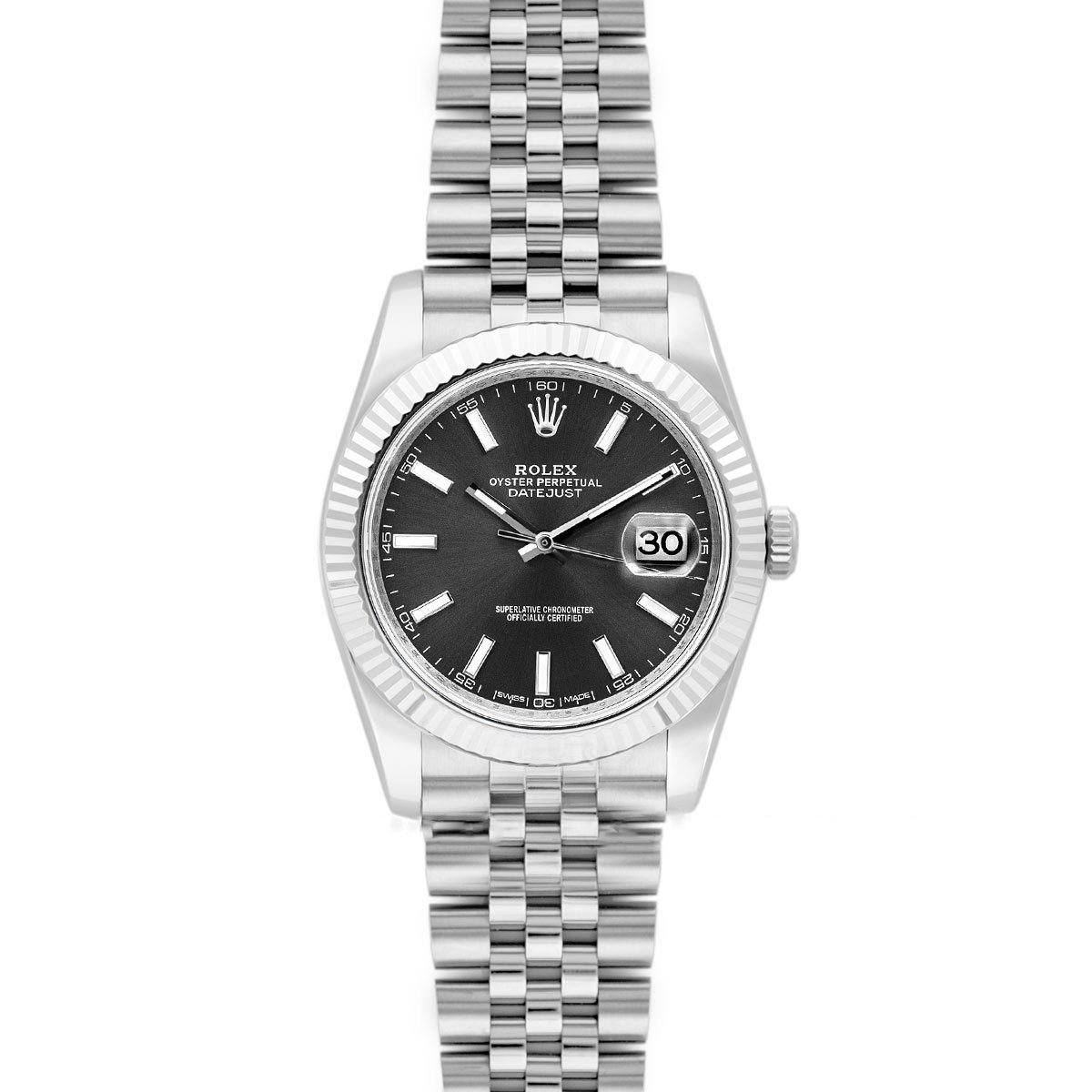 Datejust 41 126334 Stick Markers in White Gold