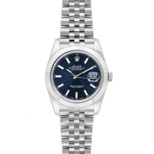 Datejust 36mm 126334 VSF Blue Dial Stick Markers in White Gold