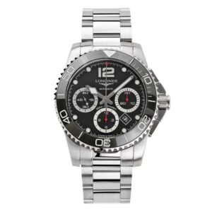 Hydroconquest Black Dial on Bracelet
