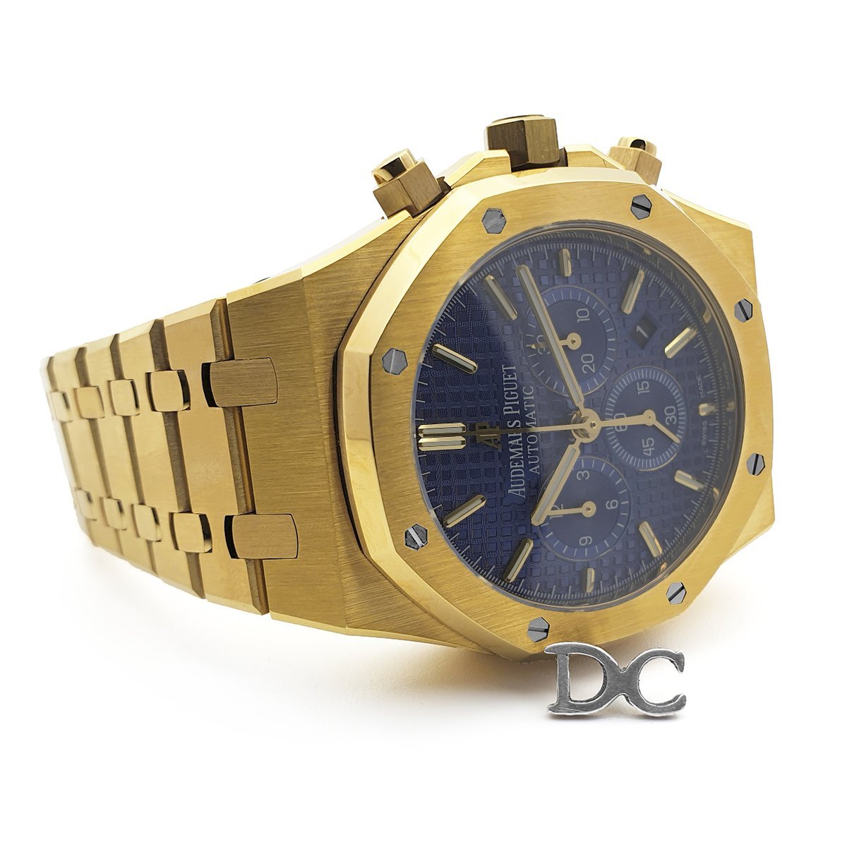 Royal Oak Self-Winding Chronograph Blue Dial in Yellow Gold - Image 4