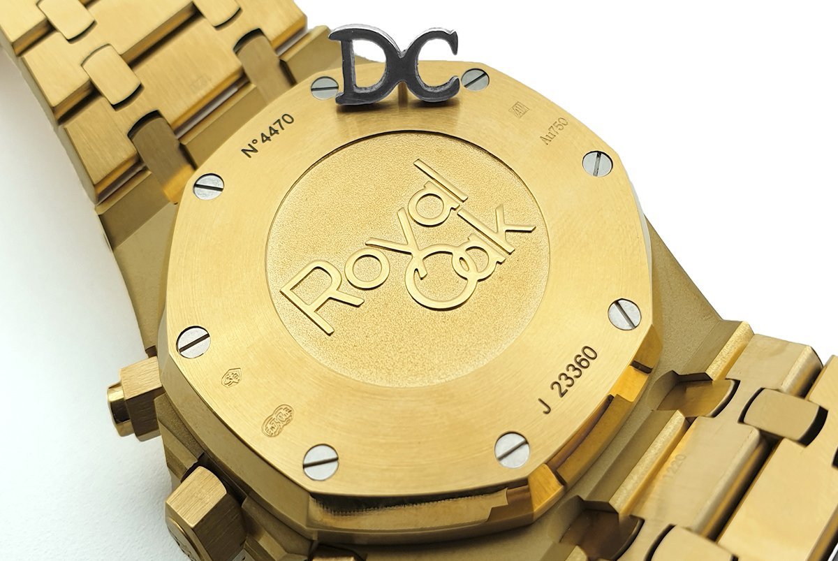 Royal Oak Self-Winding Chronograph Blue/Gold Dial in Yellow Gold - Image 8
