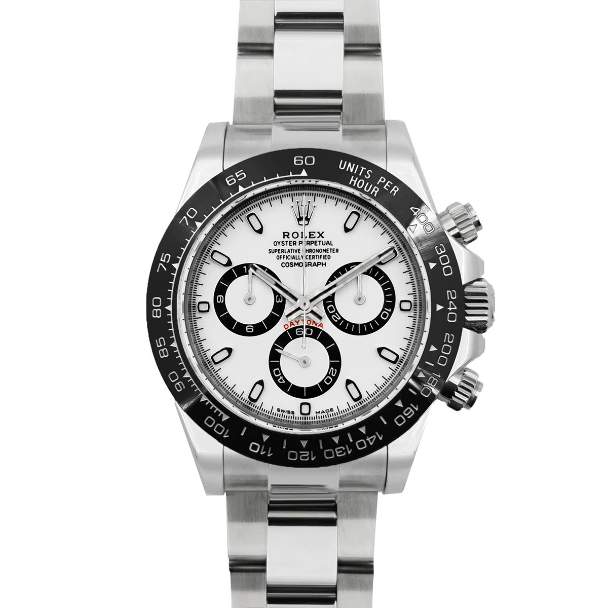 Daytona Panda 126500 APSF White Dial in Steel